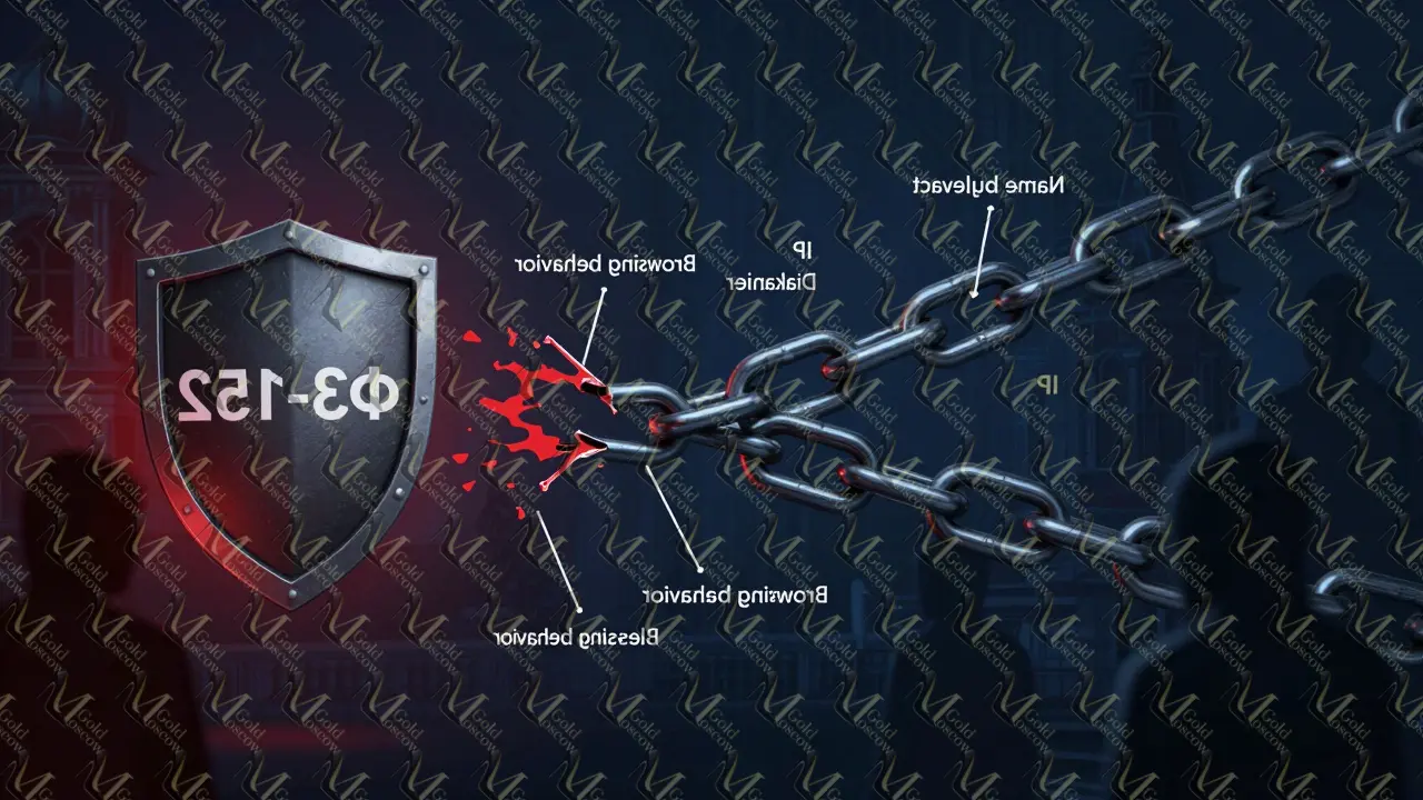 Цифровая цепь с данными, один конец защищен законом, другой теряется в тени.